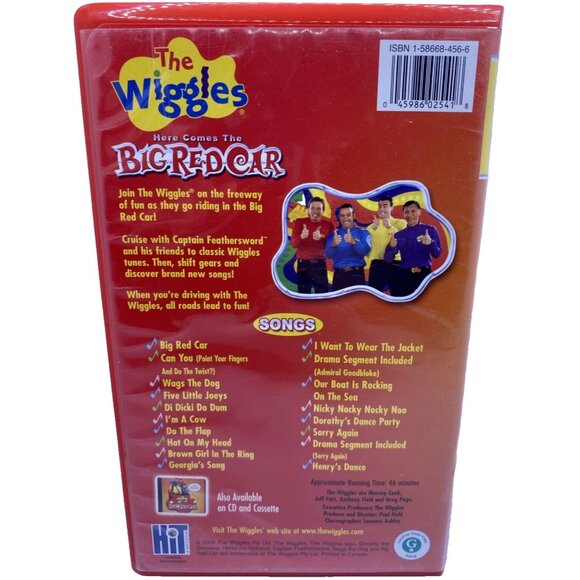 The Wiggles VHS Lot Of 4 Toot Toot Big Red Car Dance Party Wiggle Bay Children's - Picture 5 of 16